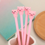 Koolihooaeg 4 tk 0,5 mm loomingulised kirjatarbed roosa notsu geelpliiats multikas t&uuml;druku s&uuml;dameseeria veep&otilde;hise pliiatsi &otilde;ppe kontorisignatuur pliiats 4pcs