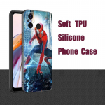 Marvel Spidermani mustast silikoonist telefoni&uuml;mbris Xiaomi Redmi 7A 8A 9A 10A 11A 9C 10C 12C 13C 11 Prime A1 A2 + 12 4G Note 9T 12R jaoks Redmi 9i