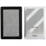 Tampon encreur - 9 x 6 cm - Plusieurs coloris disponibles Argent&eacute;