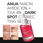 Anua Niacinamide 10% + TXA 4% Tumedate laikude parandav seerum 30ml