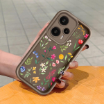 Pehme silikoonist ruudukujulise redeliga printimismustriga telefoni korpus, t&auml;iskaanega kaamera p&otilde;rutuskindel kaitse kummist &uuml;mbris Xiaomi Redmi jaoks Redmi Note 10 5G pruun