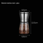 Roostevabast terasest soola-pipraveskid pudeli maitseainepurgi konteinerid pudelipipra loksutajad k&ouml;&ouml;giriistade jaoks, vidinad