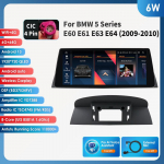 Ossuret BMW 5. seeriale E60 E61 E63 E64(2005-2008)CCC nutikate autos&uuml;steemidega, mis toetavad juhtmevaba Carplayd, Android Autot, intelligentne DVR RDS BT WIFI GPS 4G 6W 6G 64G AI