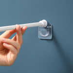 Tugev kardinapuu kronsteini hoidiku konksud seinale kleepuva vannitoa jaoks du&scaron;ivarda pingutushoidja puudub kapi jaoks puurvarras 4PCS