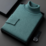 S&uuml;gistalvine meeste riided kampsun Slim Fit pikkade varrukatega pullover &uuml;hev&auml;rviline meeste k&otilde;rge kaelusega kampsun Meeste kootud kilpkonnaga kampsun S