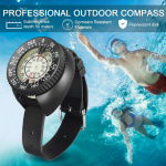 Outdoor Professionaalne Kompass Sukeldumiskompass Veekindel Navigator Digitaalne Kell Sukelduskompass Vee all ujumiseks