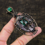 Dragon Blood Handmade Copper Wire Wrap Gift Jewelry Pendant 3.23 b3e54