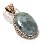 Tree Agate Handmade Copper Jewelry Pendant 2.17 z8y95