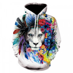 Kevad-s&uuml;gisl&otilde;vi mustriga 3D-prindiga meeste naiste pusa-pullover Topid meeste dressipluus vabaaja jakk Suures suuruses moodne spordidress XXXL
