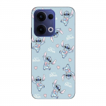 Coque de t&eacute;l&eacute;phone - Maniacase - Oppo Reno 13 5G - Silicone - Souple - Stitch love coeur rose