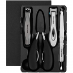 Large nail clippers set of 5 pieces, sharp toenails and nail clippers, unisex, premium large design, durable.