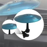 Car Cymbal Air Vent Clip on Compact Drum Stainless Steel for Music Lovers Drivers 225 mm