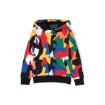 Polo Ralph Lauren Kapuutsiga S&auml;rk Ss24 Geomeetriline Tr&uuml;kis T&otilde;mblukuga Vabaaja Laste kapuutsid Mitmev&auml;rviline 322931202-001 M black