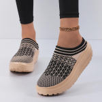 Naiste vabaajajalatsid Slip on Loafers Mood Mugavad hingavad sussid Naiste platvormi k&otilde;rgust suurendavad jalatsid 36