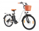 TTGO YY-26ST Elektrijalgratas 250W Mootor 36V14.5Ah Aku Maksimaalne Kiirus 25km/h Maksimaalne S&otilde;iduulatus 60-75km Shimano 6 K&auml;iku Linnas&otilde;idu Ebike valge