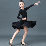 T&uuml;drukute Ladina kleidid Tantsimine Ballitantsukleit Rumba Samba Lapsed Samba Cha Cha Tango Seelik Standard Salsa 160