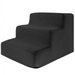 3-astmeline koera lemmiklooma trepp kaldtee redel Treening libisemiskindel k&otilde;rge tihedusega pehme vaht Eemaldatav k&otilde;rge voodi v&otilde;i diivani jaoks Lemmikloomatarbed tumehall v&auml;rv