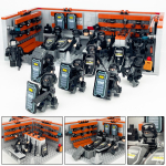 S&otilde;jaline seeria Politsei Eri&uuml;ksuse Varustus Arsenali Ehitusklotsid M&auml;nguasjad