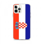Coque iPhone &ndash; Drapeau Croatie &ndash; iPhone 12 Pro Max &ndash; Supp &ndash; Mitmev&auml;rviline &ndash; Vertikaalne