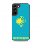 Coque T&eacute;l&eacute;phone &ndash; Kasahstani ametlik &ndash; Samsung Galaxy S22 Plus &ndash; Drapeau &ndash; Supp &ndash; Mitmev&auml;rviline