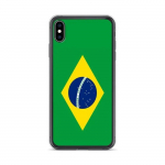 Coque iPhone &ndash; Br&eacute;sil &ndash; Drapeau &ndash; Souple &ndash; Mitmev&auml;rviline &ndash; &Uuml;hilduv iPhone XS Max