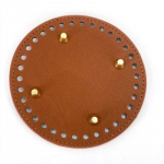 12cm Nahast Kottide P&otilde;hjad &Uuml;mmargune PU Nahast P&otilde;hi Kootud Kotile DIY K&auml;sitsi Heegeldatud P&otilde;hi Kotiosa Tarvikud