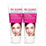 NO SCARS Aaloe vera n&auml;opesuvahend s&uuml;gavpuhastuseks | Selge nahk, v&auml;hendab aknet, arme aknele kalduvale nahale - meestele ja naistele 60 ml (Pakis 2)