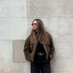 Vintage Naiste Suede Pommitajajakk Moodne Rev&auml;&auml;riga T&otilde;mblukuga T&auml;ispika Varrukaga Naiste Joped Kevad Naiselik Elegantne Vabaaja T&auml;navamood S pruun