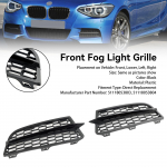2 tk Eesmise kaitseraua udutule katte raamv&otilde;re Sobib BMW F20 F21 2011-2015 M