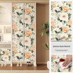 Isekleepuv kapi kleebis Prantsuse retro mustriga Riidekapi kapi ukse renoveerimine Veekindel k&ouml;&ouml;gim&ouml;&ouml;bli renoveerimine 60cm wide * 10m long