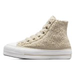 Converse All Star Lift Paelad Mugavad Klassikalised Libisemiskindlad Kulumiskindlad K&otilde;rged Fliisist Platvormkingad Naiste Helebeež 35 ekru
