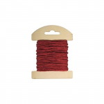 Ficelle en papier - Rayher - Rouge - 10 m&egrave;tres - Imitation jute - Mixte