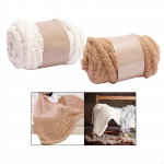 2 tk Paks J&auml;me L&otilde;ng K&auml;sitsi Kudumine DIY K&auml;sit&ouml;&ouml; Beež Valge ja Khaki