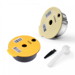 Korduvkasutatavad kohvikapslid BOSCH-s masinale Tassimo Happy Vivy Roostevabast terasest t&auml;idetavad kohvimasina filtrid 180ML/220ML