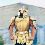 S&otilde;rmuste Isand Cosplay Kost&uuml;&uuml;m Kiiver Keskaegne Kiiver Ratsu Pool&uuml;likond Halloweeni Kost&uuml;&uuml;m Parim Kingitus Talle