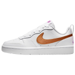 Nike Court Borough Low 2 SE GS Valge Metallik Vask Laste Tennised Elav Lilla DQ5979-100 36