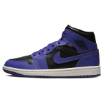 Air Jordan 1 Mid Dark Concord Naiste Tossud Lilla Must Valge BQ6472-051 35.5