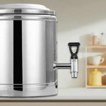 Beverage Tap Assembly for Drinks in Stainless Steel Material Black 9.8cmx1.6cm