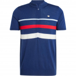Adidas Premium pikkade varrukatega top Mugav triibuline v&auml;rviplokkidega s&auml;rk Meeste topid S&uuml;gavsinine IZ3183 L