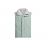 Adidas Originals M1 Sulet&auml;idisega Vest 600 Fill V&auml;rviplokk Logo Kahepoolne Spordivest Meeste Vestid H&otilde;behall Roheline IM8439 XL