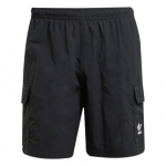 Adidas Originals Essentials Trefoil Vabaaja Kootud Cargo L&uuml;hikesed P&uuml;ksid Meeste L&uuml;hikesed P&uuml;ksid Must JD0406 XS
