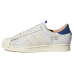Adidas Originals Superstar Nahast Madu Prindiga Sinise S&auml;&auml;rega Madalad Tennised Unisex Tennised Valge HQ6458 44