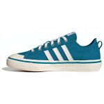 Adidas Originals Nizza Rf 74 Mugavad Lihtsad Libisemiskindlad Vastupidavad Madalad Rula Kingad Unisex Tossud Roheline Valge Sinine HQ8566 35⅔