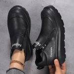 Vabaaja jalan&otilde;ud naistele pehmete taldadega igap&auml;evaseks sobitamiseks naiste l&uuml;hikesed saapad retro mootorrattasaapad paksu p&otilde;hjaga t&ouml;&ouml;saapad 36