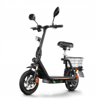 Twofish M5 PRO-E Electric Scooter with basket and seat EEC Certified 12 Tires 500W Motor 48V13Ah Battery 40km/h Max Speed 30km Max Range must