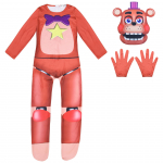 Laste Fnaf &otilde;uduskaru kombinesoon maski komplekt poistele t&uuml;drukutele j&otilde;uludeks Halloweeni cosplay kost&uuml;&uuml;m 140cm