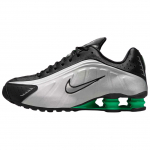 Nike Shox R4 libisemiskindlad madala s&auml;&auml;rega meeste jooksujalatsid h&otilde;bedased mustad tossud HQ1988-006 42
