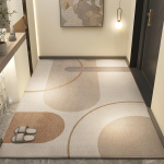 Sissek&auml;igumatt Esik Mustust H&uuml;lgav Kulumiskindel Libisemisvastane Jalamatt 100 * 120Cm