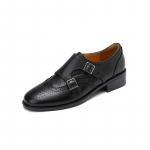 Moodsad Naiste Oxford Madala Kontsaga 2025 Kevadkingad Naisele Ehtne Nahk Brogues Vintage Pandlaga Mokassiinid Vabaaja Must Pruun T&uuml;drukute Kingad 34 must