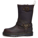 dr. Martens Anistone K&otilde;rge Nahast Biker Saapad Tume Pruun Unisex Tossud 31901201 39 black